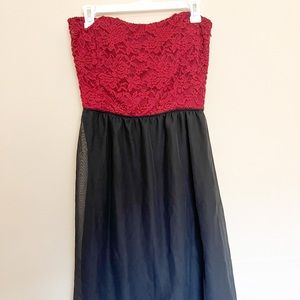 Mini Chiffon Tube Dress